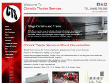 Tablet Screenshot of chinnicktheatreservices.com